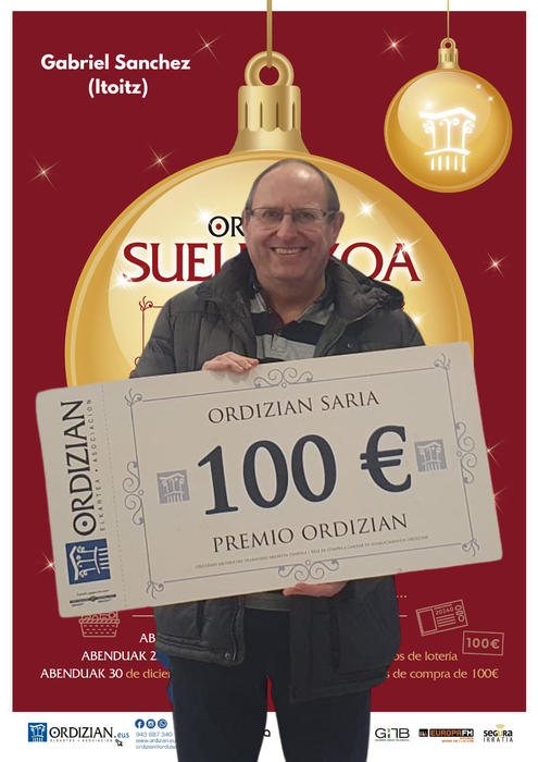 ORDIZIAN BALEAK BANATZEN: GABRIEL SANCHEZ