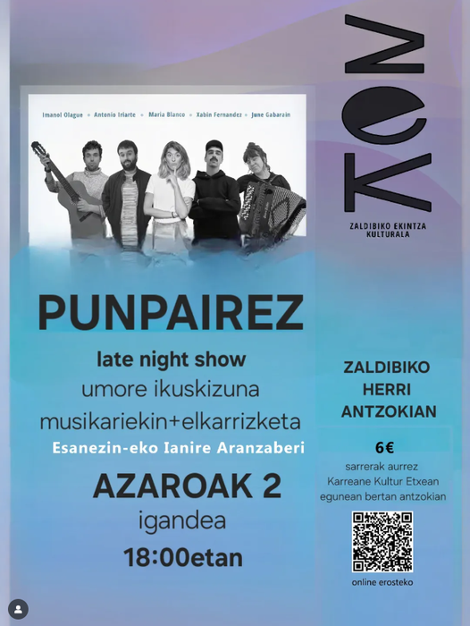 Punpairez late night show