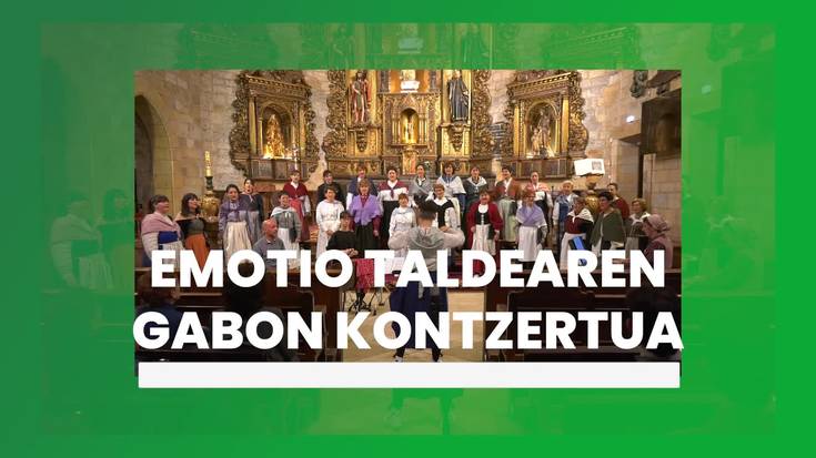 Gabonetako kontzertua eskaini zuen, urtero bezala, Emotio Taldeak