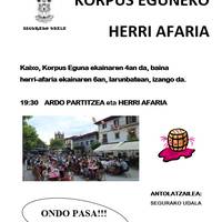 Korpus eguneko herri afaria