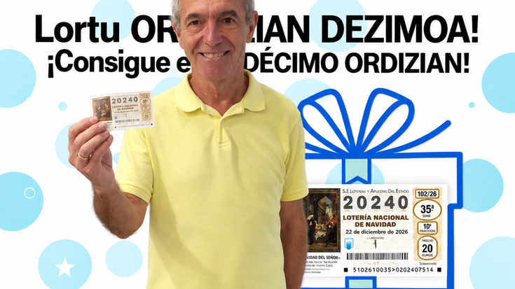 ORDIZIAN TXARTELAK SARIA DU!