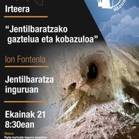 “Jentilbaratzako gaztelua eta kobazuloa” arakatzeko txangoa.