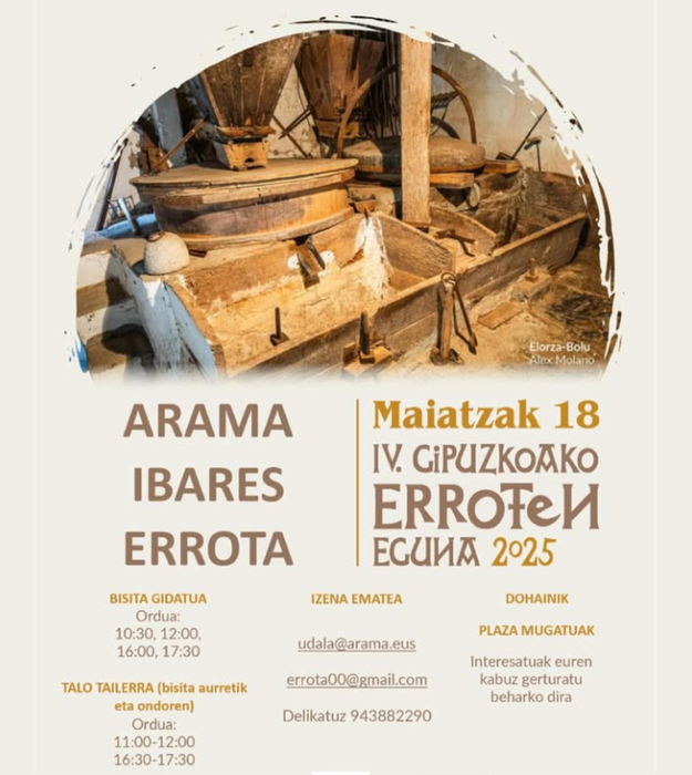 Ibares errotara bisita