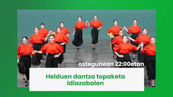 Gaur 22:00etatik aurrera Helduen dantza topaketa Idiazabalen