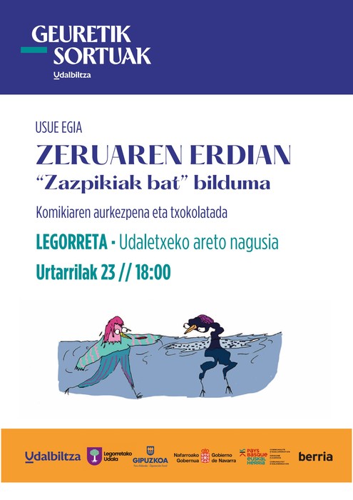 "Zeruaren erdian" komikiaren aurkezpena