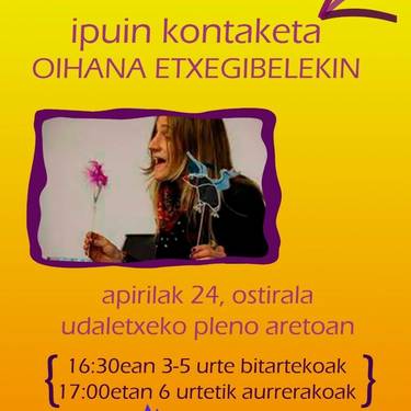 Ipuin kontaketa Oihana Etxegibelekin