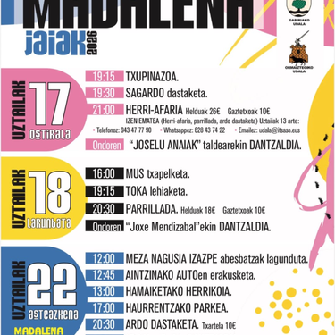 Alegi auzoko Madalenak