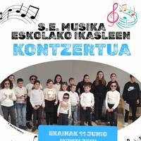 Sekundino Esnaola musika eskolaren kontzertua