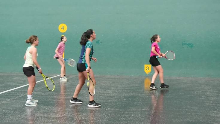 Hirugarren urtez ospatu dute emakumezkoen Frontenis Topaketa Idiazabalen