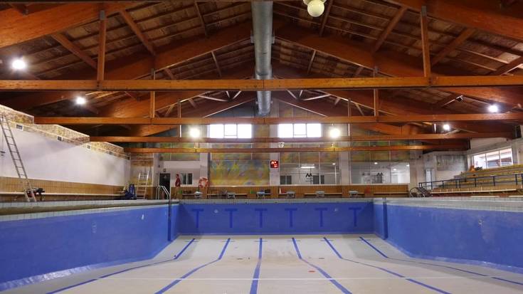 Majoriko igerileku estaliko eraberritze lanak martxan