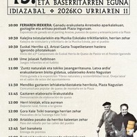 43. Euskal Herriko Artzai Gazta Txapelketa eta Baserritarren Eguna