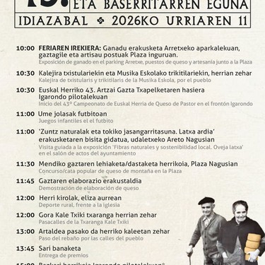 43. Euskal Herriko Artzai Gazta Txapelketa eta Baserritarren Eguna