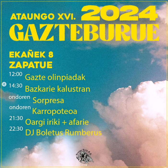 Ataungo XVI. Gazteburue