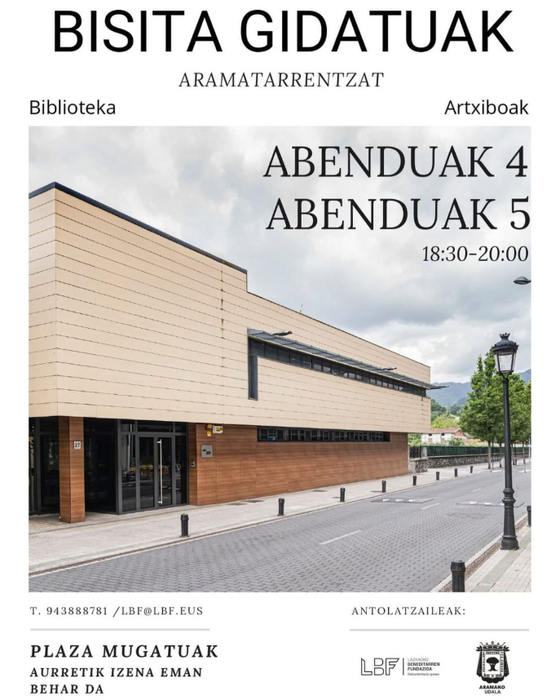 Lazkaoko Benediktarren Fundaziora bisita gidatua