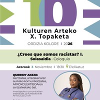 Kulturen arteko X. topaketa: Solasaldia