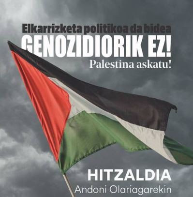 Hitzaldia: Palestina (Andoni Olariaga)