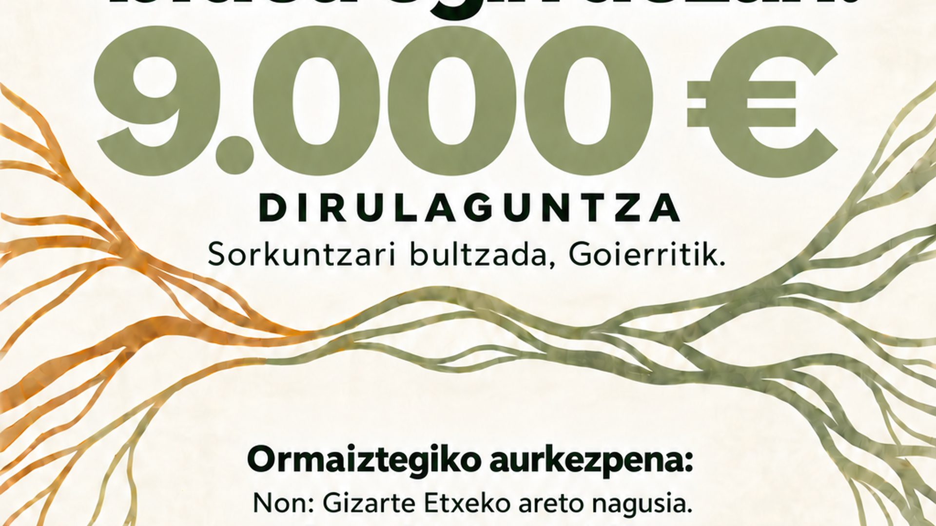 Sortzaileentzako diru-laguntzaren aurkezpena. ARTERIA