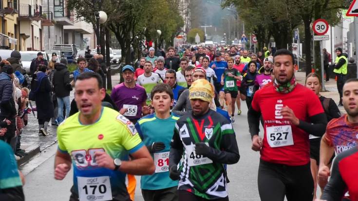 Aitor Mimenza eta Diana Vecillas izan dira azkarrenak Idiazabalgo San Blas festetako 42. Herri Krosean