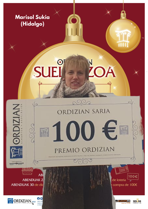 ORDIZIAN BALEAK BANATZEN: MARISOL SUKIA