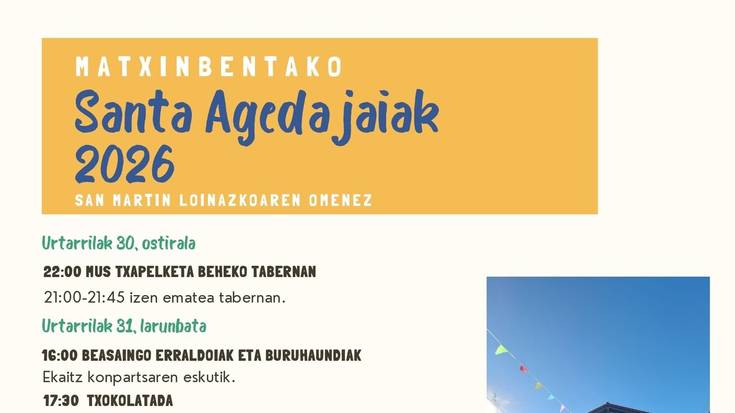 Matxinbentako Santa Ageda jaiak