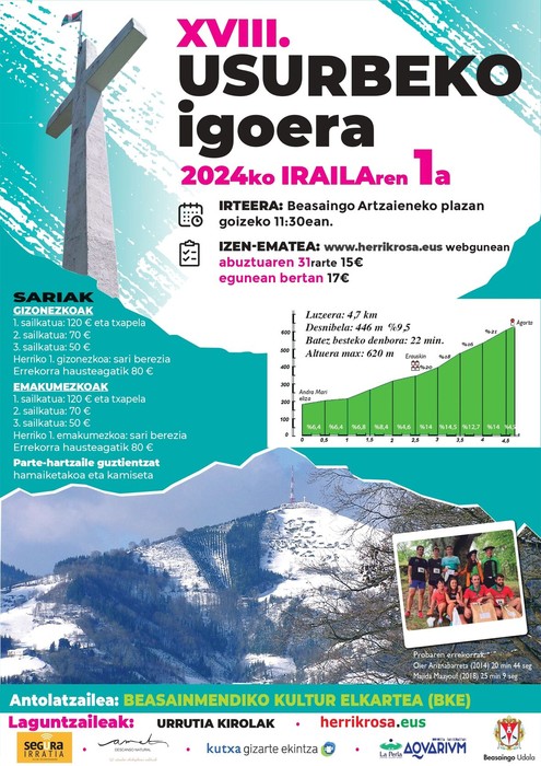 Herri krosa: Usurbeko igoera