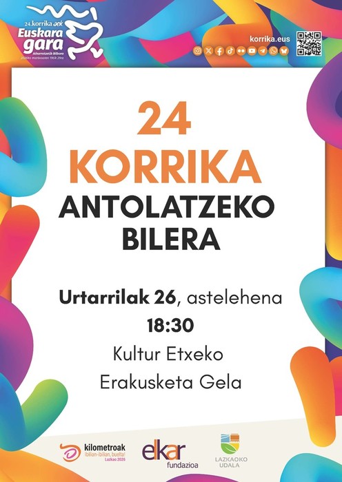Korrika antolatzeko bilera