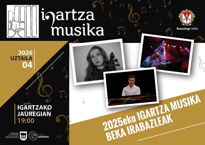 Igartza Musika: Igartza Musika Beka irabazleak