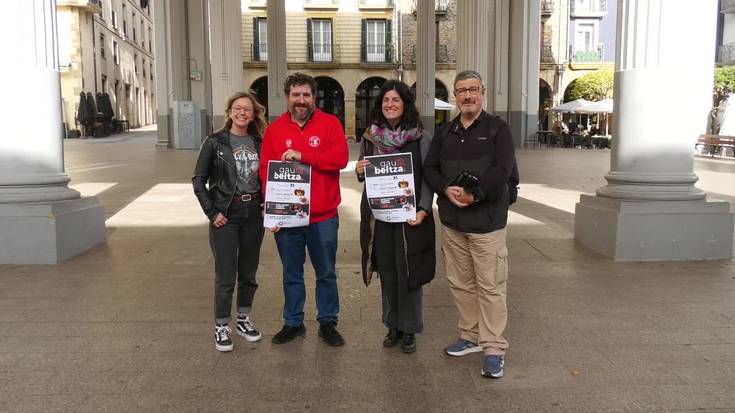Gau Beltza iluntzerako badute plana ordiziarrek herriko plazan