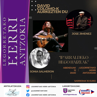 David Colomoren "Iparraldeko hego haizeak" flamenko saioa