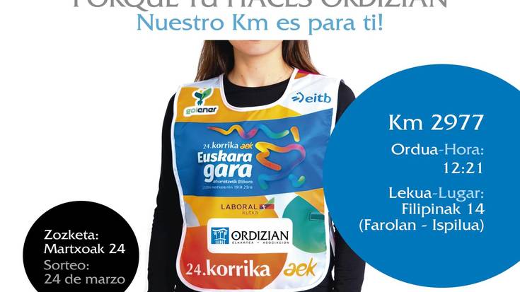 ORDIZIAN ZUK EGITEN DUZULAKO, GURE KM-A ZURETZAKO DA!