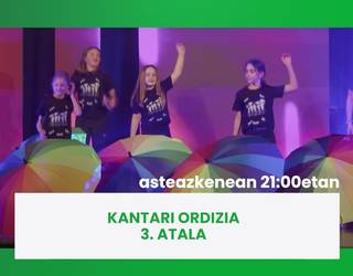 Gaur 22:00etatik aurrera Ordiziako Kantari saioa