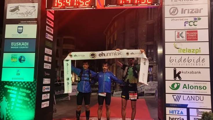 Ehunmilak Ultra-Trail 2025: Ander Gerrikaetxebarria eta Maria Victoria Soler izan dira garaile