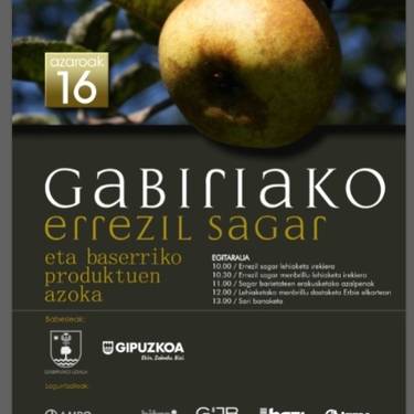 Gabiriako errezil sagar eta baserriko produktuen azoka