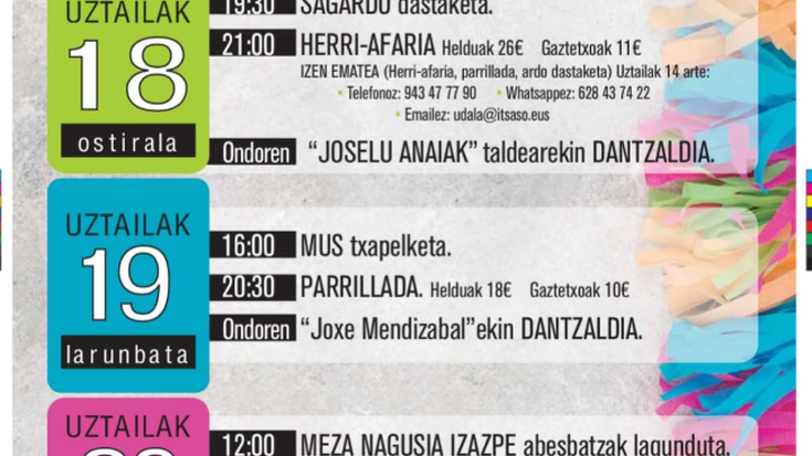 Alegi auzoko Madalena jaiak