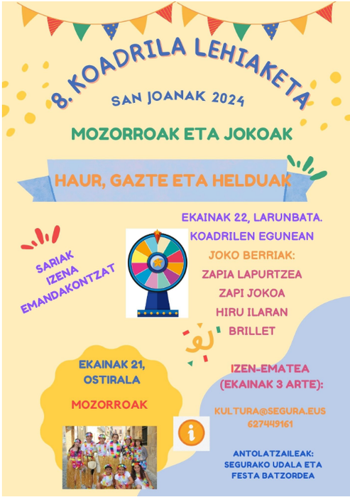 8. KOADRILA LEHIAKETA