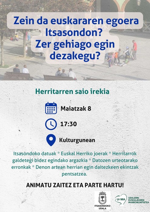 Itsasondoko euskararen egoera