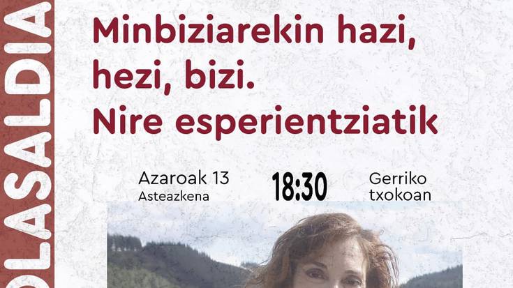 Elordi Garcia: 'Minbiziarekin hazi, hezi, bizi. Nire esperientziatik'