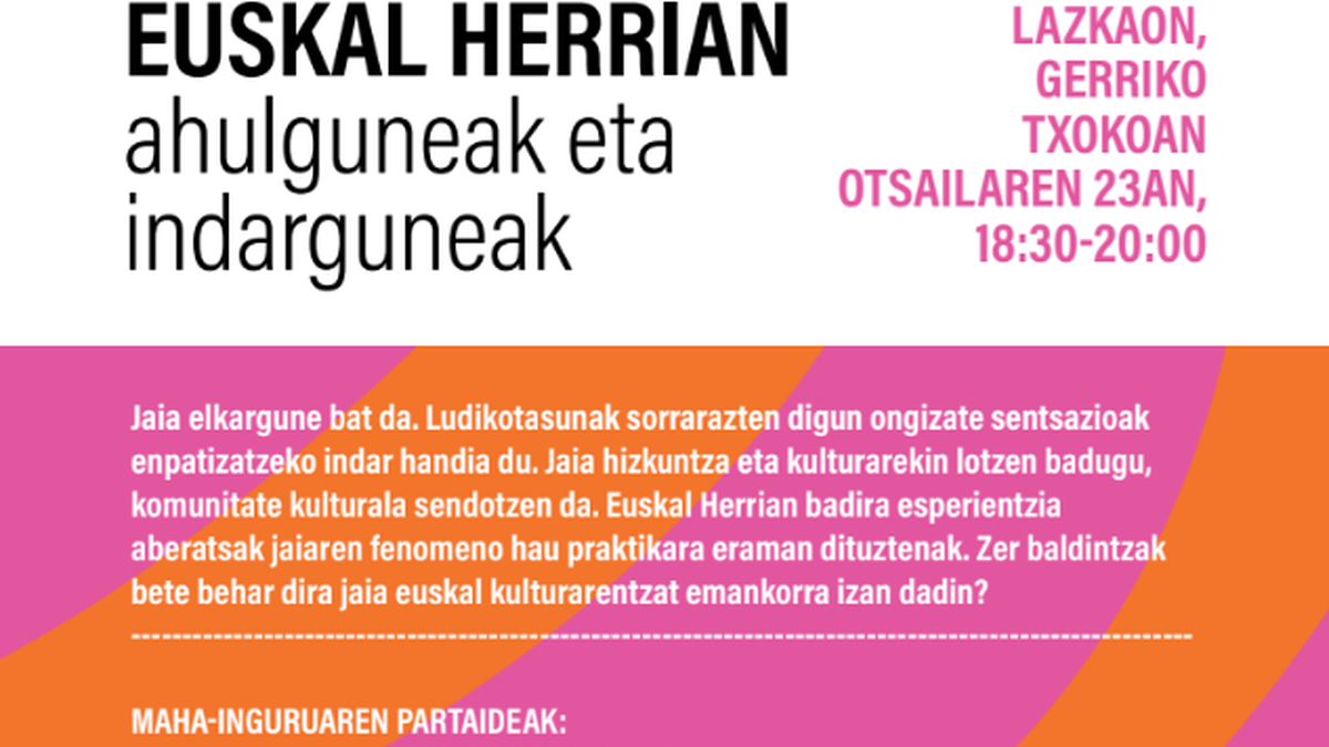 Makrojaiak Euskal Herrian