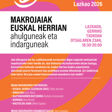 Makrojaiak Euskal Herrian