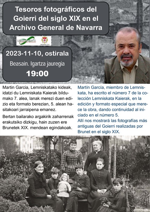 Tesoros fotográficos del Goierri del siglo XIX en el Archivo General de Navarra