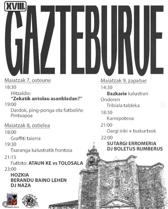 XVIII. Gazteburue