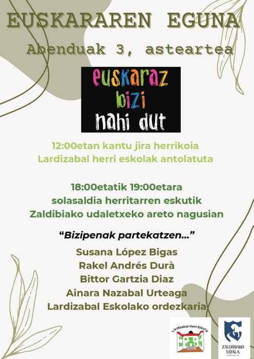 Euskararen eguna Zaldibian