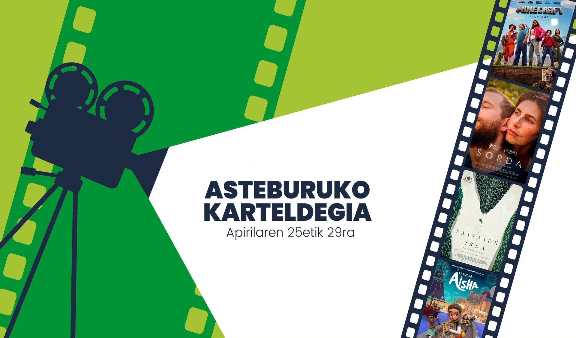 Asteburuko zinema karteldegia