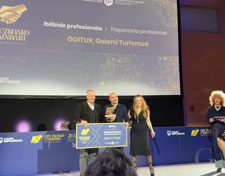Goiturrek Gipuzkoako Zaindari Turismo saria jaso du