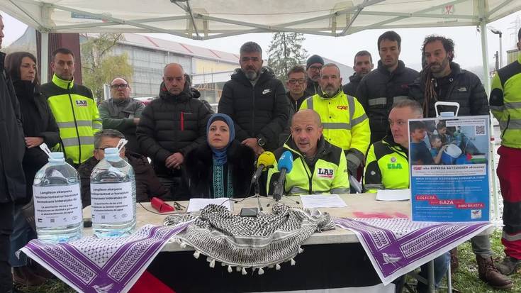 Gazan ur edangarria banatzeko dirua bilduko dute CAF taldeko langileen artean, Enpresa Batzordeen ekimenez