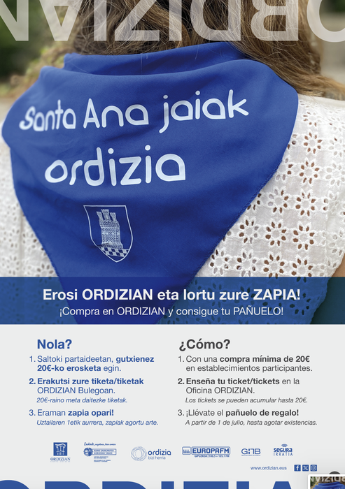 ORDIZIAN EROSI, eta eraman festetako zapia!