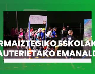 Ormaiztegiko Herri Eskolako inauterietako emanaldia