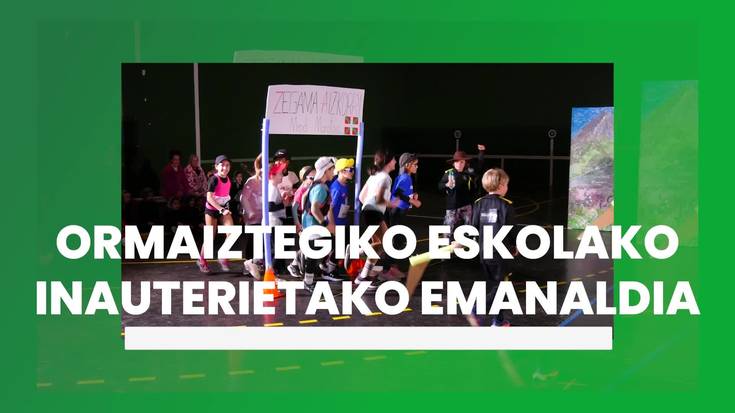 Ormaiztegiko Herri Eskolako inauterietako emanaldia