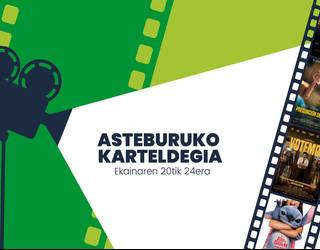 Asteburuko zinema karteldegia