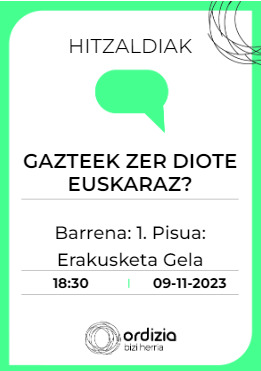Gazteek zer diote euskaraz?